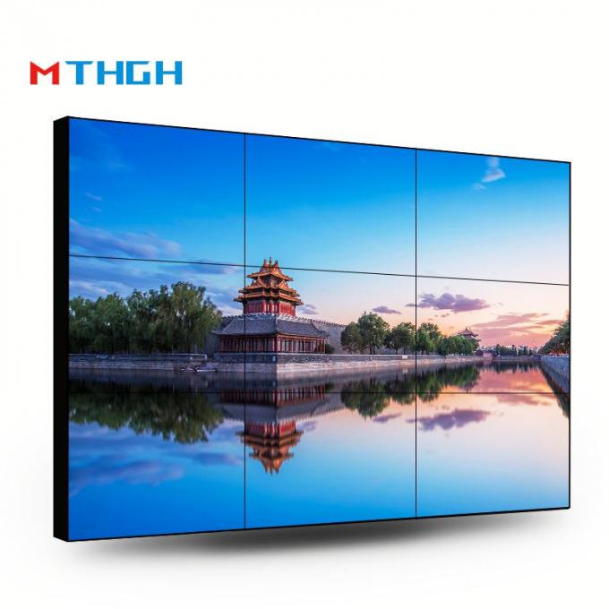 55 Inch Brightness 500cd/m² LCD Splicing Screen 1200:1 Contrast Ratio 3.5mm Seams