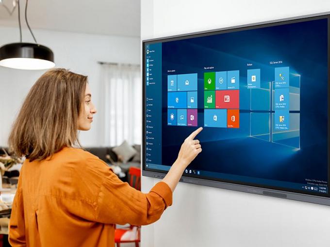 86 Inch 178° Wide Viewing Angle Smart Education Interactive Touch Screen Whiteboard 2