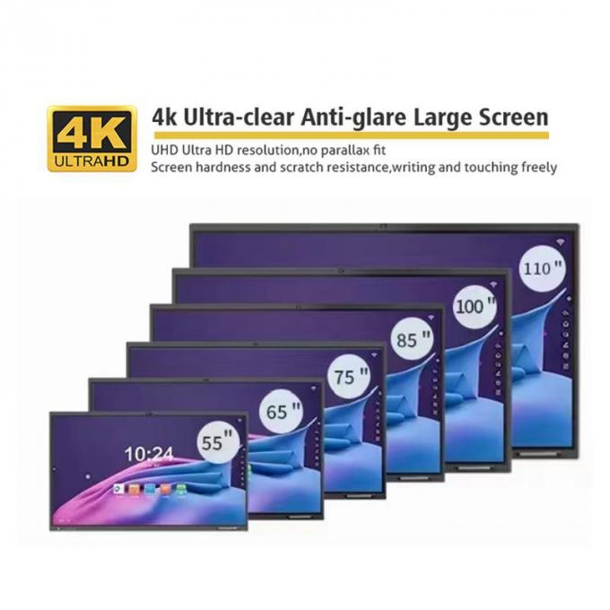16 9 Aspect Ratio Interactive Touch Screen Demo Board And ≥50000 Hours Service Life 3