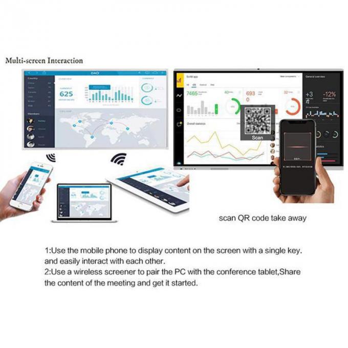 16 9 Aspect Ratio Interactive Touch Screen Demo Board And ≥50000 Hours Service Life 2