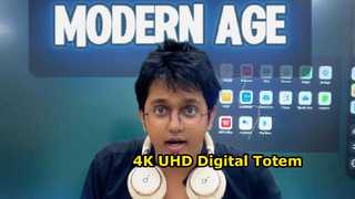 XYC BGA डिजिटल टोटेम 4K UHD डिस्प्ले