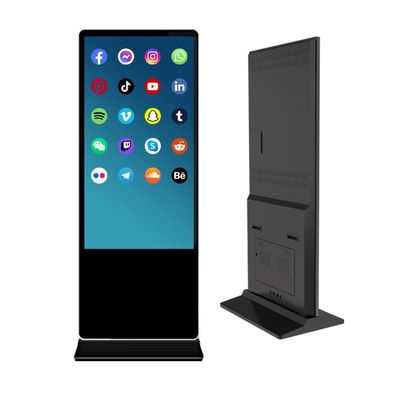 इनडोर विज्ञापन के लिए 8GB स्टोरेज फ्लोर स्टैंडिंग डिजिटल सिग्नलिंग