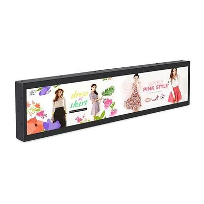 दीवार घुड़सवार मंजिल खड़े के लिए अनुकूलित बार प्रकार एलसीडी डिस्प्ले