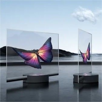 डेस्कटॉप प्रकार पारदर्शी OLED स्क्रीन डिस्प्ले बहुक्रियाशील OEM