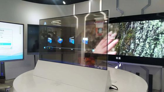 विज्ञापन पारदर्शी OLED स्क्रीन बुद्धिमान डेस्कटॉप प्रकार