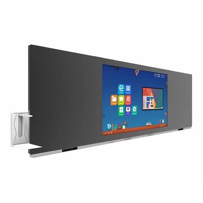 बुद्धिमान डिजिटल ब्लैकबोर्ड i3/i7/i5/i9 प्रोसेसर कंट्रास्ट अनुपात 1200:1 स्क्रीन अनुपात 16:9