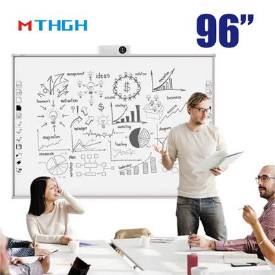 96 इंच कक्षा डिजिटल व्हाइटबोर्ड 10 पॉइंट टच स्मार्ट इंटरैक्टिव डिस्प्ले