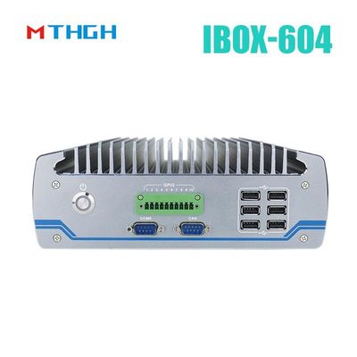 फैनलेस इंडस्ट्रियल पीसी IBOX-604 इंटेल कोर I5 6500T SSD HDMI विंडोज/लिनक्स
