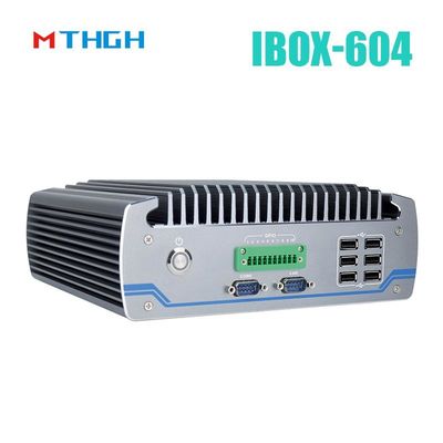 फैनलेस इंडस्ट्रियल पीसी IBOX-604 इंटेल कोर I5 6500T SSD HDMI विंडोज/लिनक्स