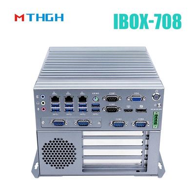 IBOX-708 SSD इंटेल कोर I5 6500T इंडस्ट्रियल मिनी पीसी सभी एल्यूमीनियम चेसिस -20°C~60°C टेम्प