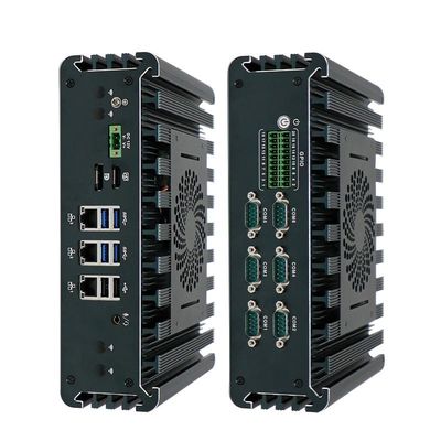 क्वाड कोर IBOX-3126 मिनी पीसी 3* इंटेल I225-V 2.5G लैन औद्योगिक वर्कस्टेशन