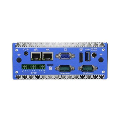 नैनो टाइटेनियम ग्रे इंडस्ट्रियल मिनी पीसी N11 डीसी 12V इनपुट 2Xइंटेल I210-AT/I211-AT 1000M