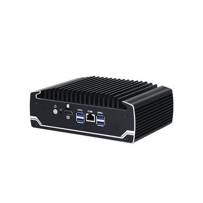 IBOX-501 N18 फैनलेस इंडस्ट्रियल मिनी पीसी क्वाड कोर 32 जीबी स्टोरेज MSATA के साथ