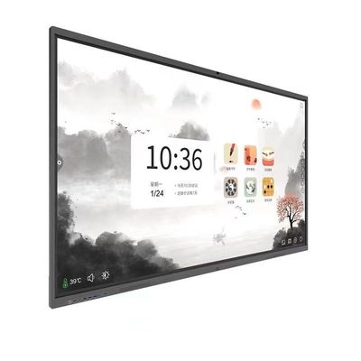 86 इंच 4K HD प्रतिक्रिया समय टच स्क्रीन इंटरैक्टिव व्हाइटबोर्ड सम्मेलन कक्षों के लिए