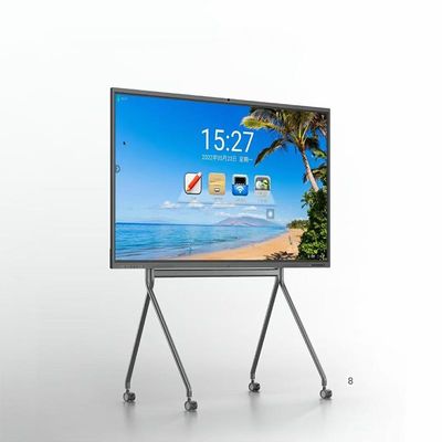 4K 65 इंच 16:9 इंटरैक्टिव एलसीडी व्हाइटबोर्ड इन्फ्रारेड/कैपेसिटिव टच स्मार्ट शिक्षा के लिए