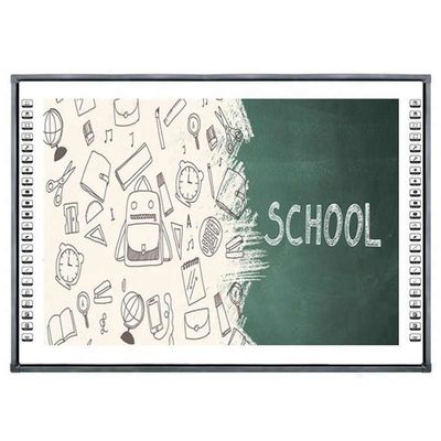 86 इंच 10 बिंदु इंटरैक्टिव व्हाइटबोर्ड कक्षा सम्मेलन कक्ष के लिए 32768*32768 टच रिज़ॉल्यूशन