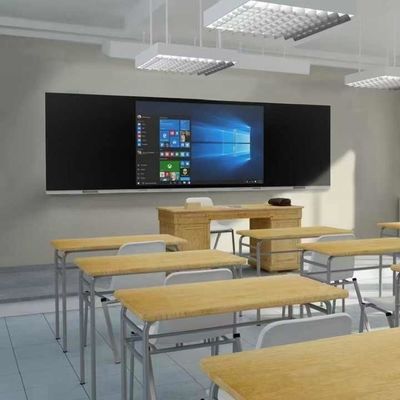 4K फ्लैट राइटिंग पैनल और I3/I5/I7/I9 प्रोसेसर के साथ इंटेलिजेंट डिजिटल बोर्ड 65 इंच स्मार्ट ब्लैकबोर्ड
