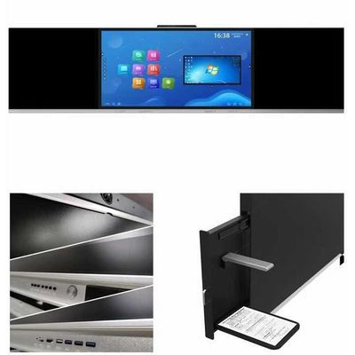 MTHGH 65 इंच 4K फ्लैट राइटिंग पैनल स्मार्ट डिजिटल ब्लैकबोर्ड 64GB स्टोरेज और 180-260V AC इनपुट वोल्टेज के साथ