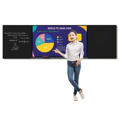 4K 86 इंच डिजिटल स्मार्ट व्हाइटबोर्ड 16 9 पहलू अनुपात I3/I5/I7/I9 प्रोसेसर के साथ