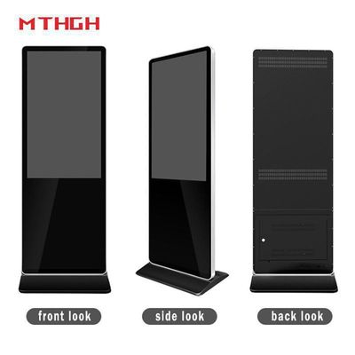 43 इंच HD फ्लोर स्टैंडिंग डिजिटल पोस्टर डिस्प्ले 8GB/16GB स्टोरेज OEM आपूर्तिकर्ताओं के लिए