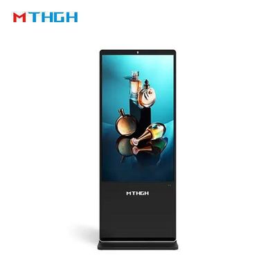 49 इंच का फर्श स्टैंडिंग डिजिटल साइनेज डिस्प्ले 8GB/16GB स्टोरेज आपके व्यवसाय के लिए