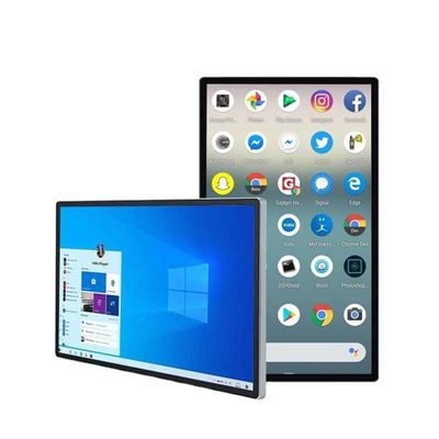 स्वागत प्रदर्शन के लिए 1920x1080/3840x2160 उच्च संकल्प दीवार घुड़सवार डिजिटल साइनेज
