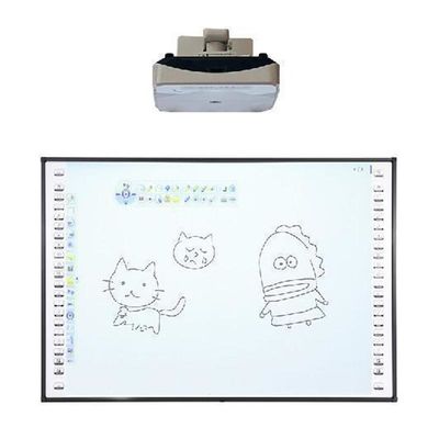 86 इंच का स्मार्ट इंटरएक्टिव पैनल USB2.0/3.0, 32767x32767 इंटरैक्टिव व्हाइटबोर्ड डिस्प्ले