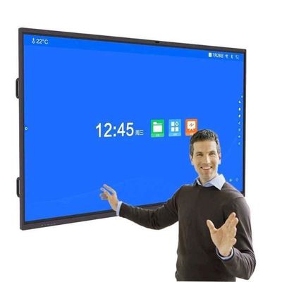 86 Inch Smart Interactive Touch Screen Whiteboard, Movable And Wall-Mountable